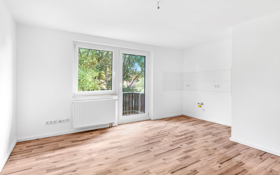 Wohnzimmer nach Sanierung