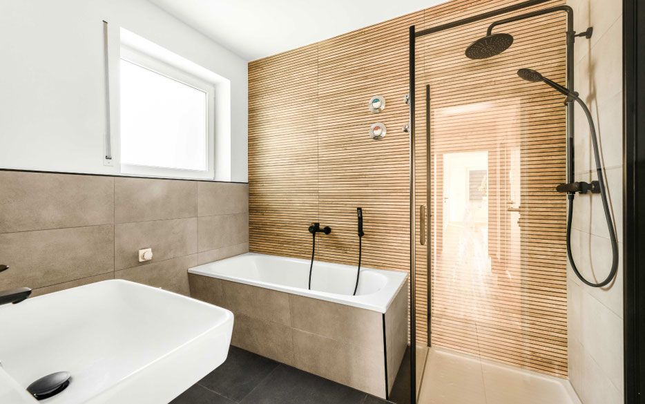 Badezimmer nach Sanierung